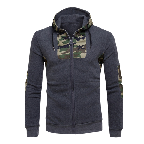 Camouflage Hooded Sweatshirt