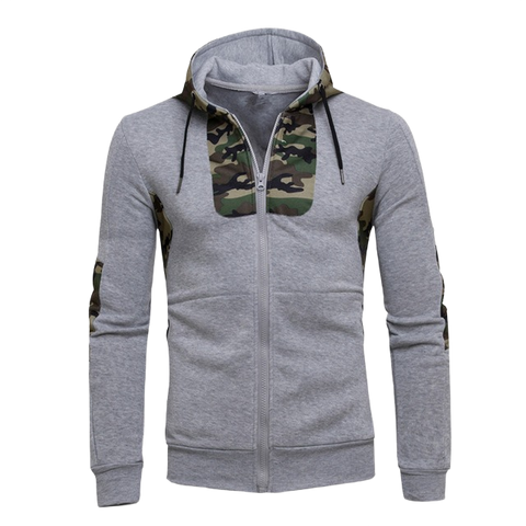 Camouflage Hooded Sweatshirt