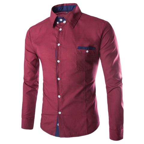 Long Sleeve Eloquent Fashion Dress Shirt