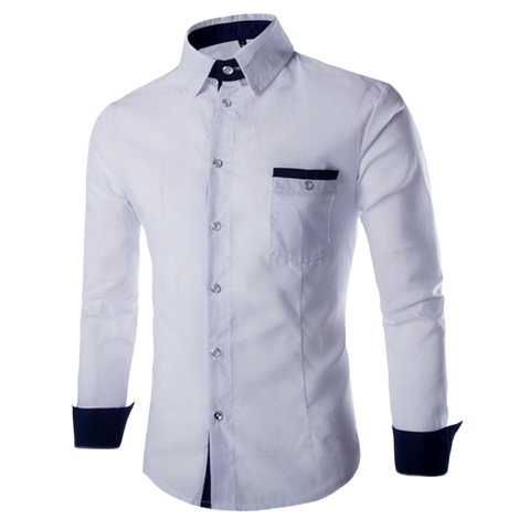 Long Sleeve Eloquent Fashion Dress Shirt