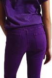 Purple Ankle Skinny Jeans