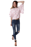 Relaxed Angel Sleeve Top