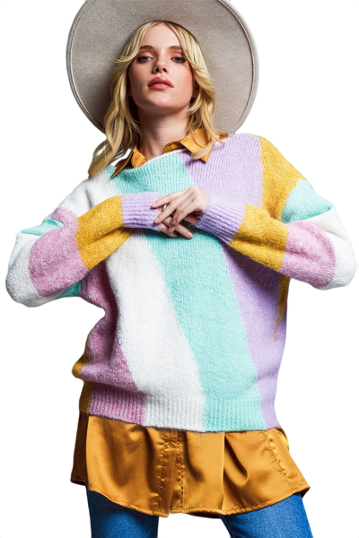 Relaxed Stripe Sweater