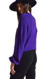 Relaxed Style Purple Jumper