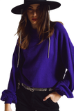 Relaxed Style Purple Jumper