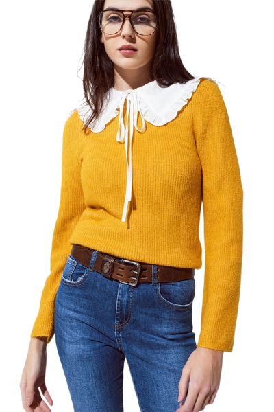 Round Neck Chunky Ribbed Jumper