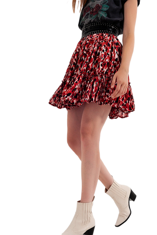 Ruffle Mini Skirt