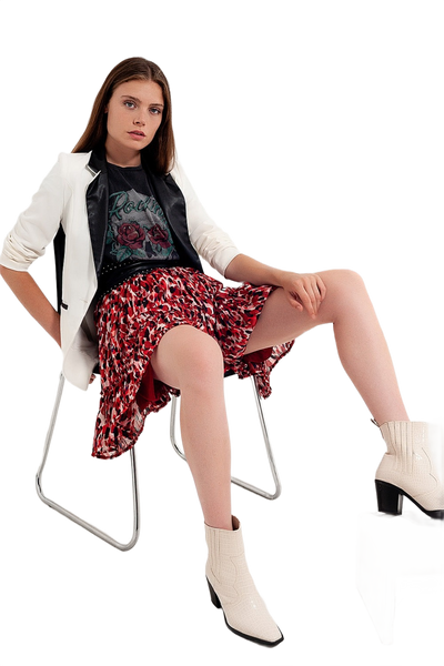 Ruffle Mini Skirt