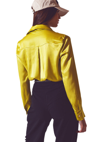 Lime Green Blouse