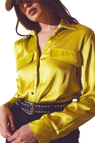 Lime Green Blouse