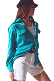 Turquoise Blouse