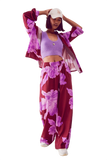 Fuchsia Floral Shirt