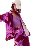 Fuchsia Floral Shirt