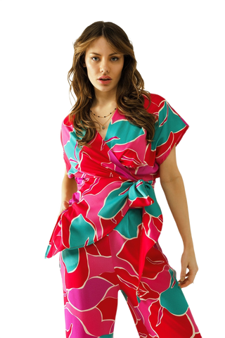 Floral Knot Short Sleeves