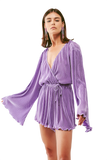 Lilac Pleated Romper