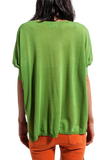 Neck in Green Sweater