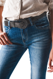 Skinny Jeans in Distressed Blue