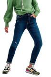 Skinny Jeans With Stretch in Medium Blue