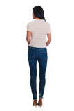 Skinny Waist Jeans in Light Denim