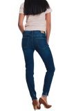 Skinny Waist Jeans in Light Denim