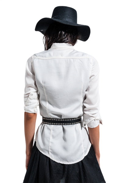 Slim Denim Shirt