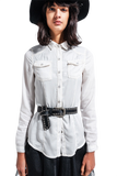 Slim Denim Shirt