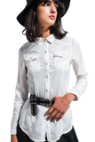 Slim Denim Shirt