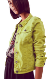 Acid Lime Denim Jacket