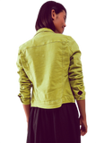 Acid Lime Denim Jacket