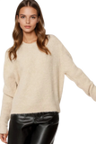 Standard Fit Soft Knit Sweater in Beige