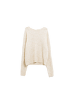 Standard Fit Soft Knit Sweater in Beige