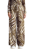 Zebra Olive Green Pants