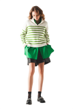 Striped Zip Sweater