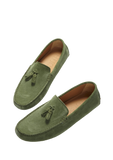 Safari Green Suede