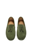 Safari Green Suede