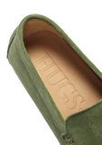 Safari Green Suede