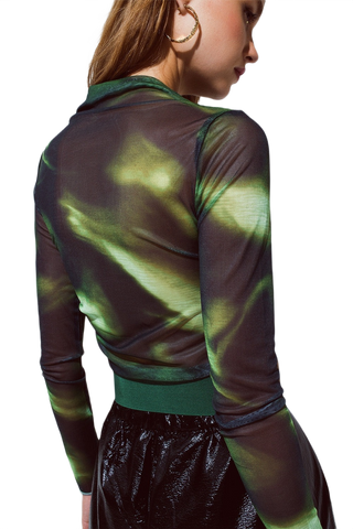 Tie-Die Green and Black