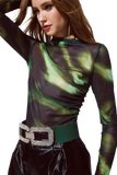 Tie-Die Green and Black