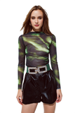 Tie-Die Green and Black