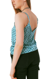 Top in Polka Dot Green