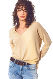 V Neck Fine Knit Sweater