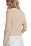 V Neck Ribbed Sweater