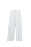 White Wide Leg Pants