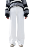 White Wide Leg Pants