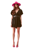 Wrap Front Frill Hem Jumpsuit