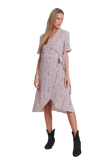 Pink Floral Dress