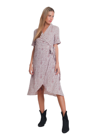 Pink Floral Dress