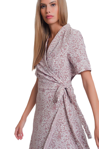 Pink Floral Dress