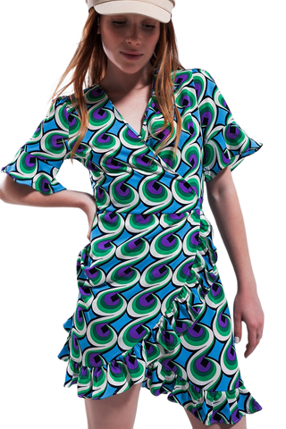 Ruffle Mini Dress