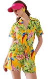 Yellow Drawstring Jumpsuit